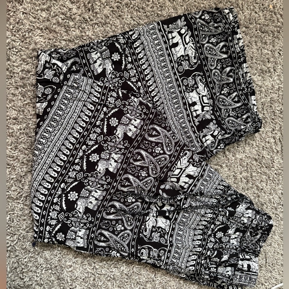 Cute print yoga pants